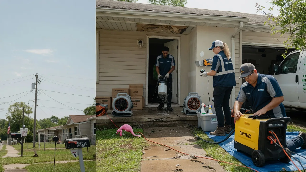 Storm Damage Water Removal in Huntsville, IL near me